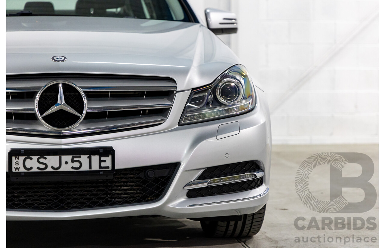 8/2013 Mercedes-Benz C250 CDI Avantgarde BE W204 MY13 4d Sedan Iridium Silver Metallic Turbo Diesel 2.1L