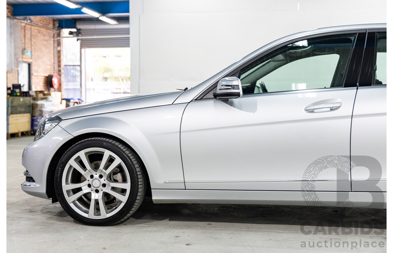 8/2013 Mercedes-Benz C250 CDI Avantgarde BE W204 MY13 4d Sedan Iridium Silver Metallic Turbo Diesel 2.1L