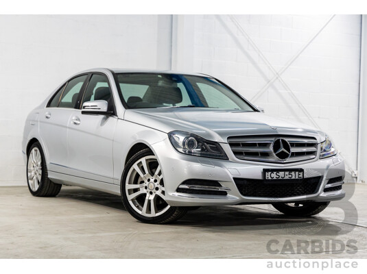 8/2013 Mercedes-Benz C250 CDI Avantgarde BE W204 MY13 4d Sedan Iridium Silver Metallic Turbo Diesel 2.1L