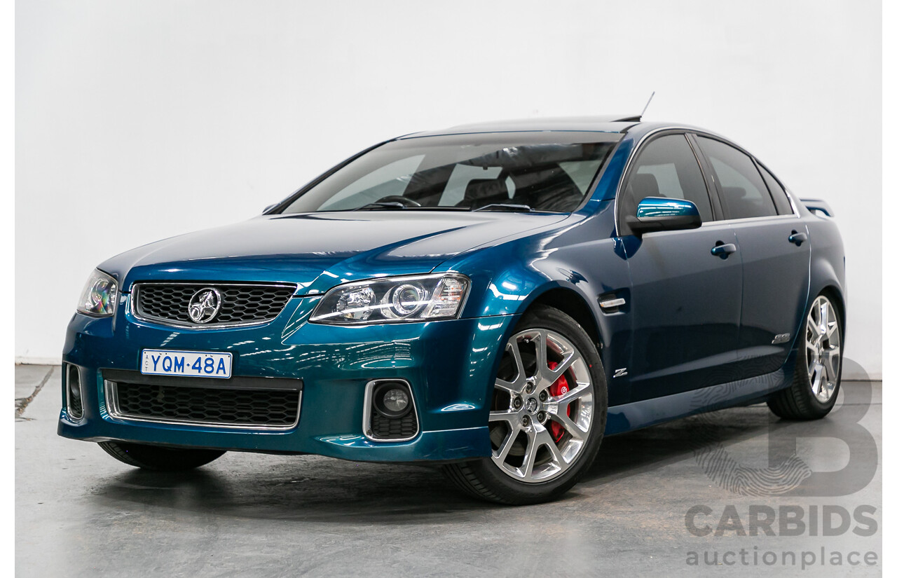 10/2012 Holden Commodore SS-V VE II MY12 4d Sedan Chlorophyll Metallic V8 6.0L - Supercharged