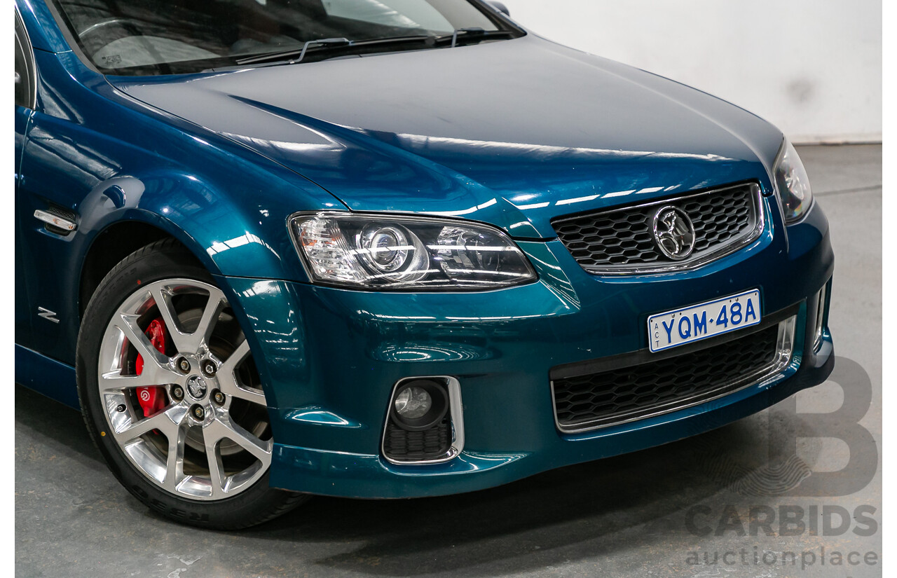 10/2012 Holden Commodore SS-V VE II MY12 4d Sedan Chlorophyll Metallic V8 6.0L - Supercharged