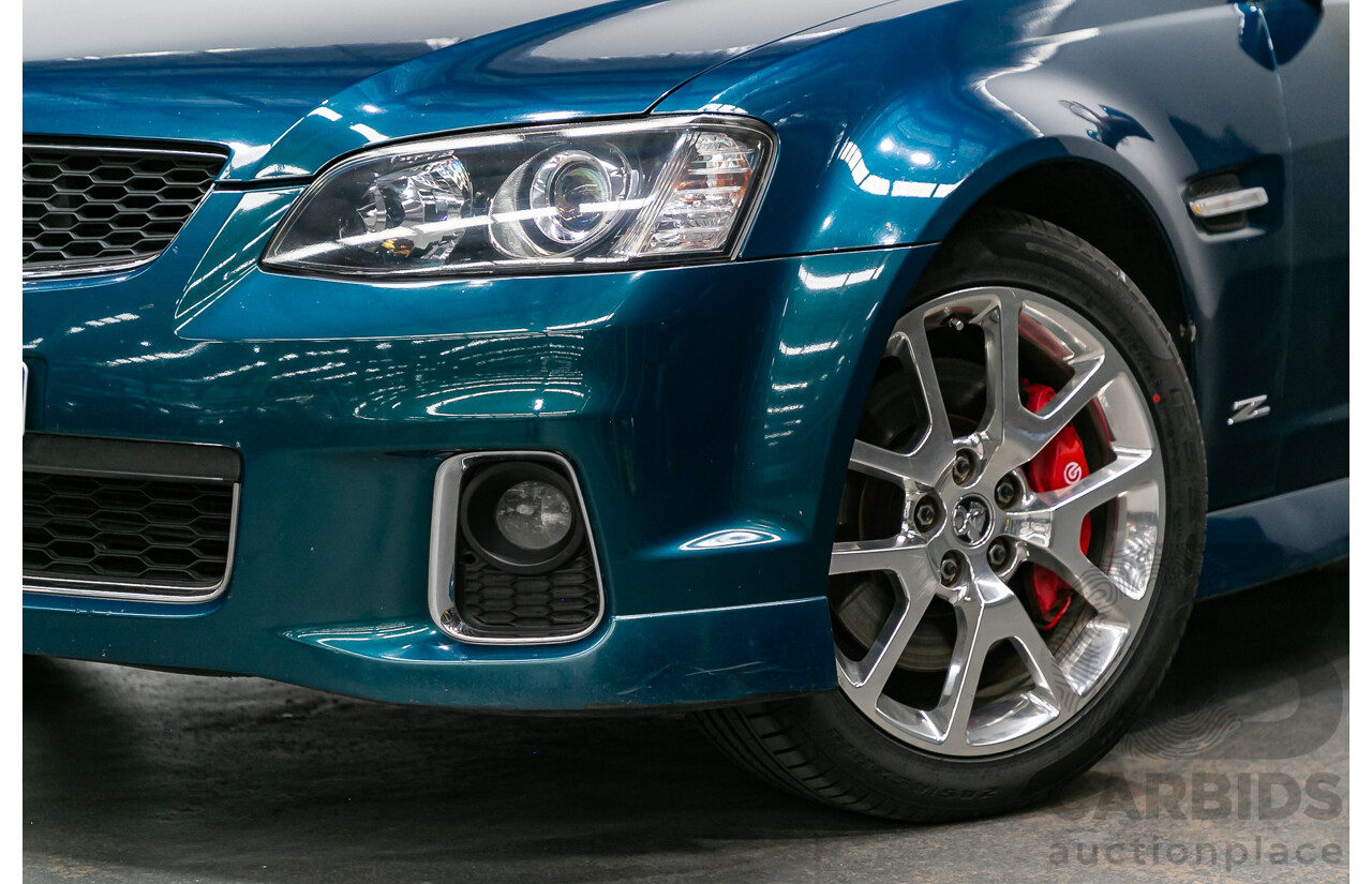 10/2012 Holden Commodore SS-V VE II MY12 4d Sedan Chlorophyll Metallic V8 6.0L - Supercharged