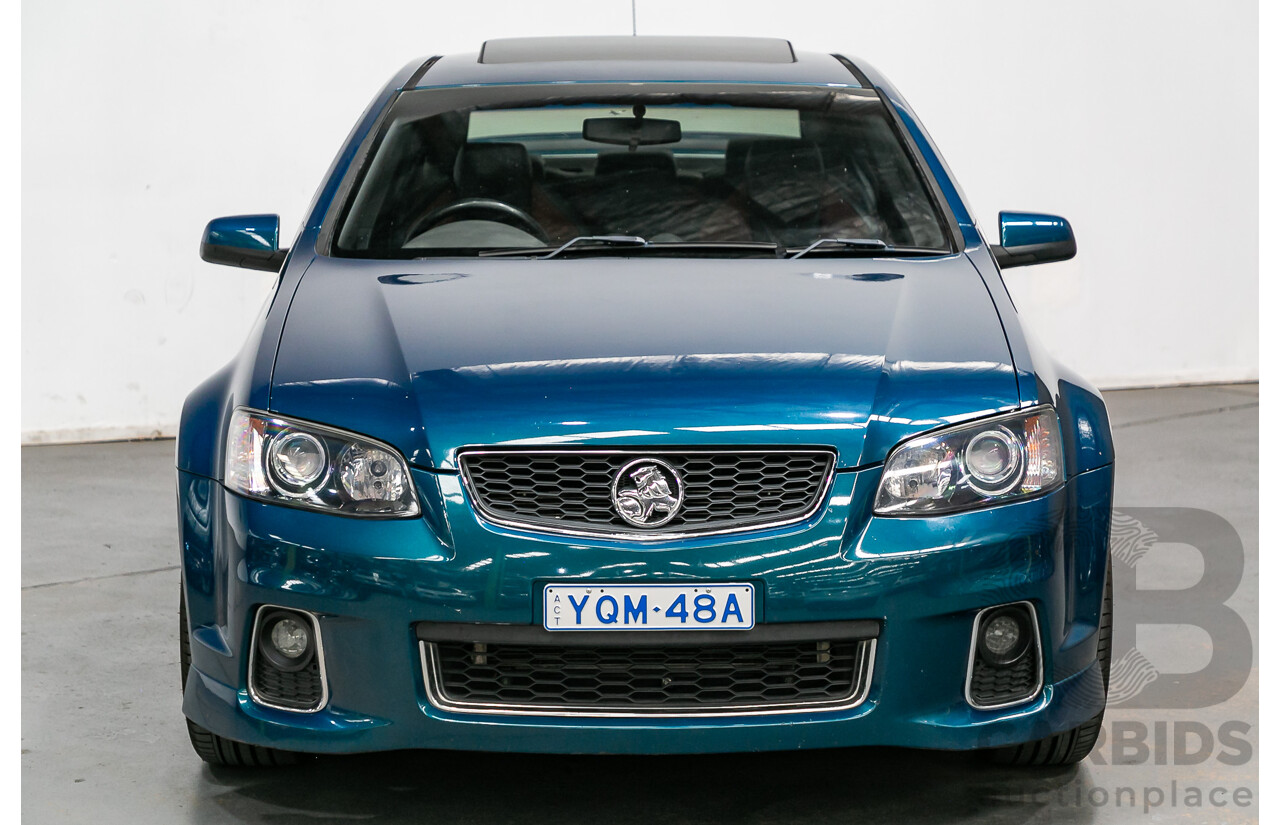 10/2012 Holden Commodore SS-V VE II MY12 4d Sedan Chlorophyll Metallic V8 6.0L - Supercharged