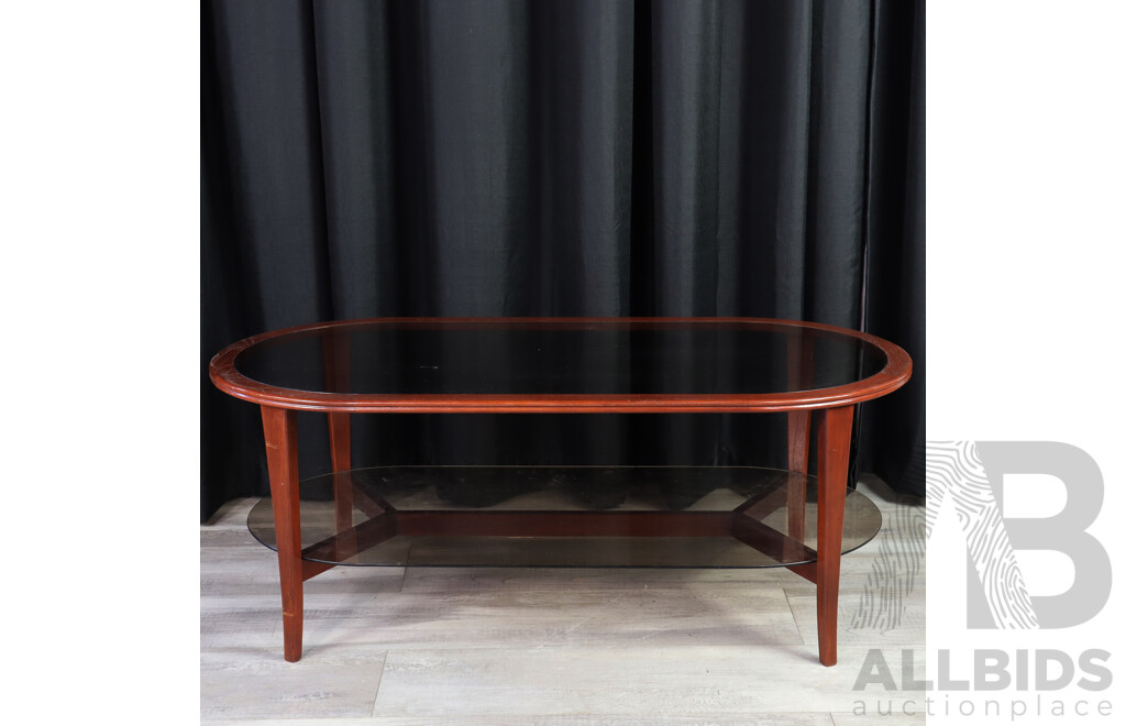 Retro Parker Glass Coffee Table