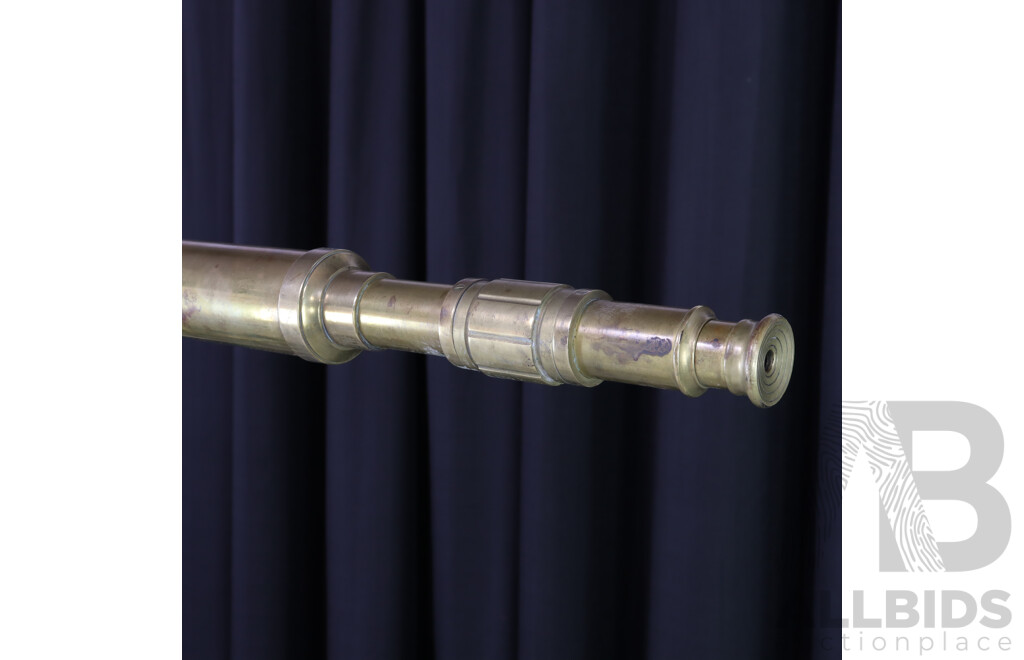 Reproduction Brass Telescope on Timber Tripod Base