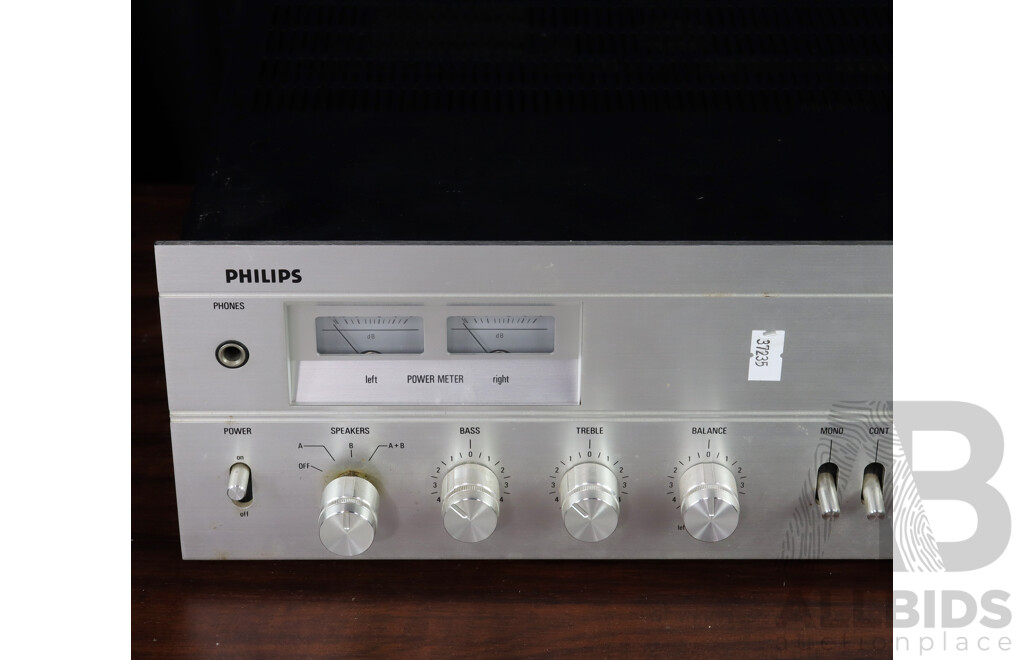 Retro Phillips Hi Fi Sound Project A 12000 Amplifier