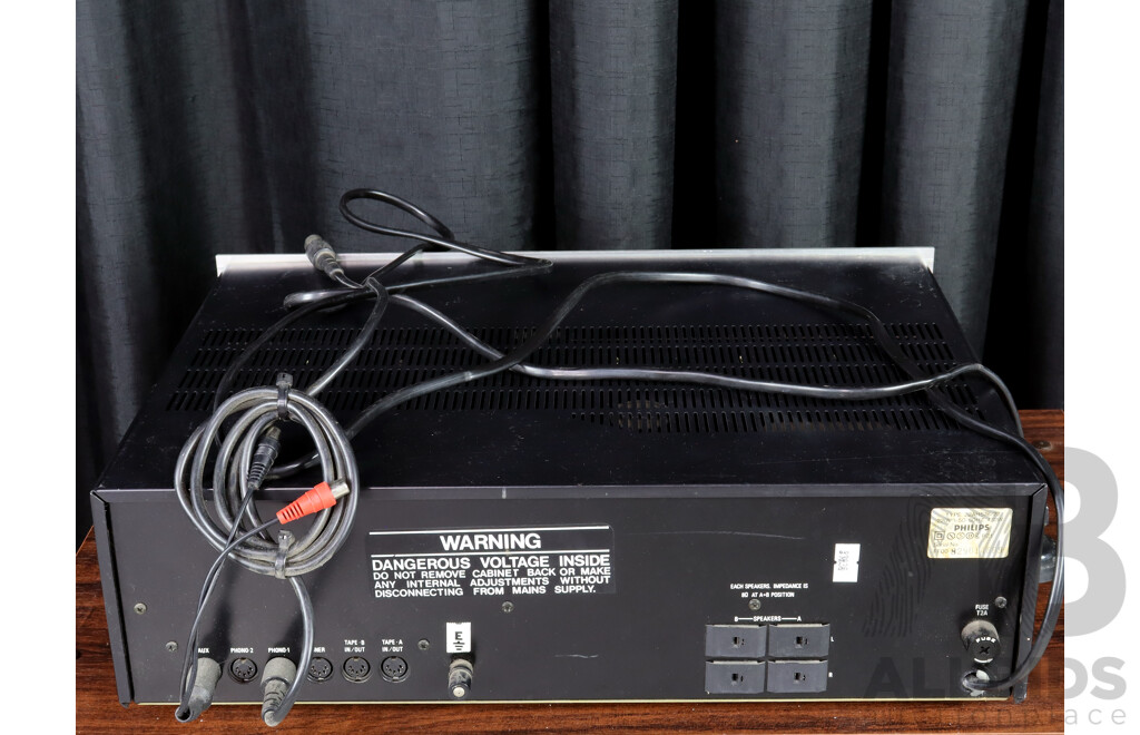 Retro Phillips Hi Fi Sound Project A 12000 Amplifier