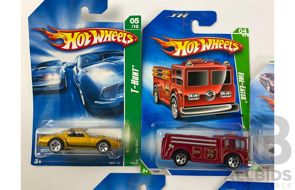 Collection of 2000's Boxed Diecast Hot Wheels Including Treasure Hunt and First Edition