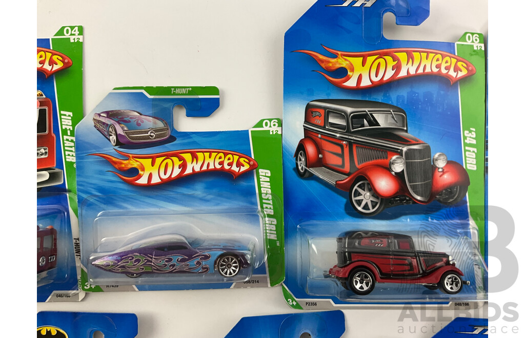 Collection of 2000's Boxed Diecast Hot Wheels Including Treasure Hunt and First Edition