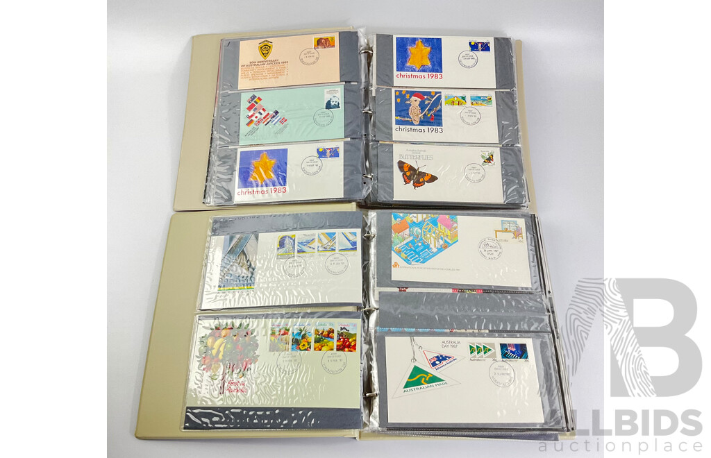 Collection of Australian First Day Covers, Examples From June 1982 to May 1990