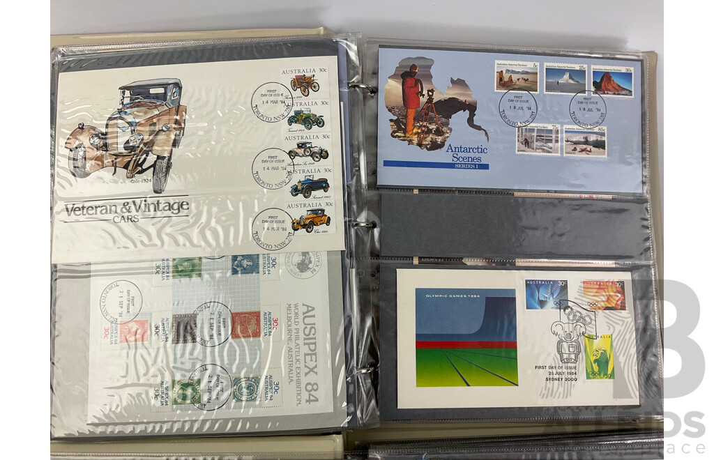 Collection of Australian First Day Covers, Examples From June 1982 to May 1990