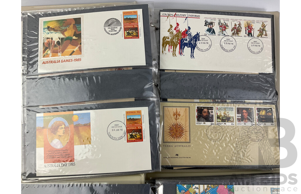 Collection of Australian First Day Covers, Examples From June 1982 to May 1990