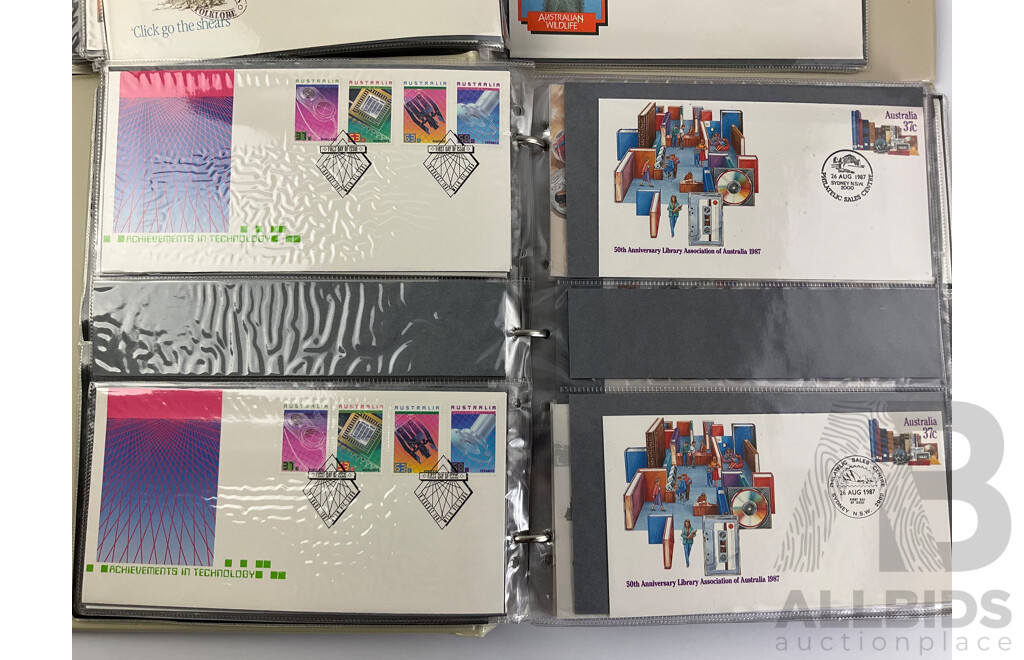 Collection of Australian First Day Covers, Examples From June 1982 to May 1990