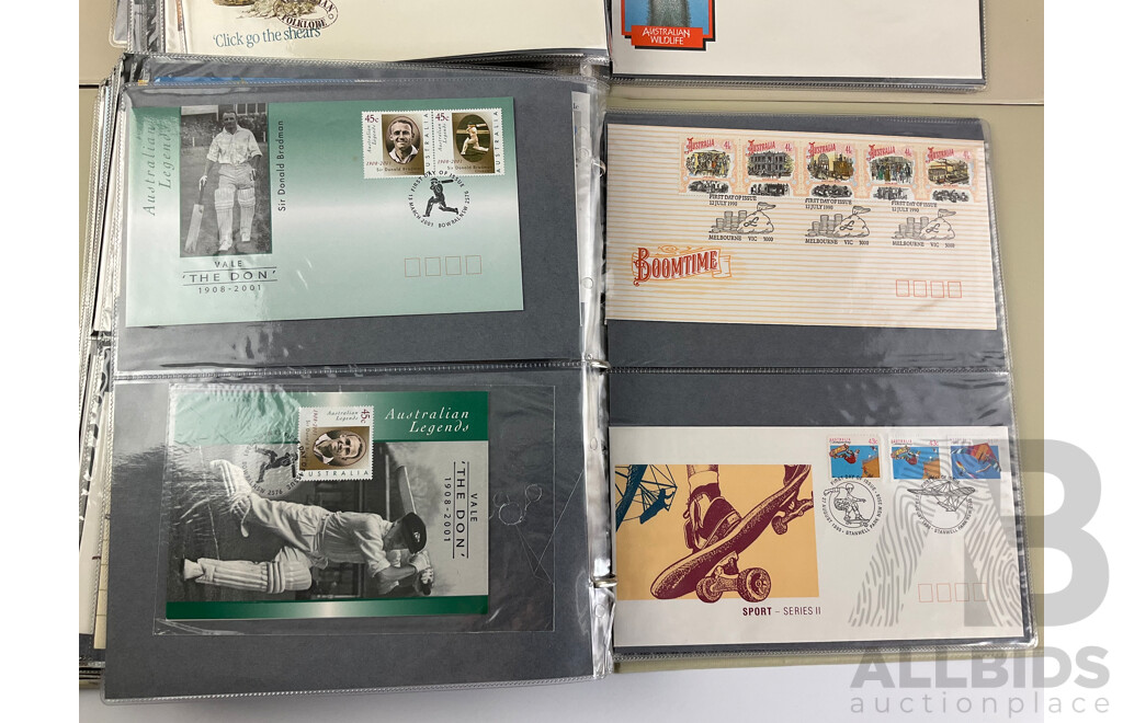 Collection of Australian First Day Covers, Examples From June 1982 to May 1990