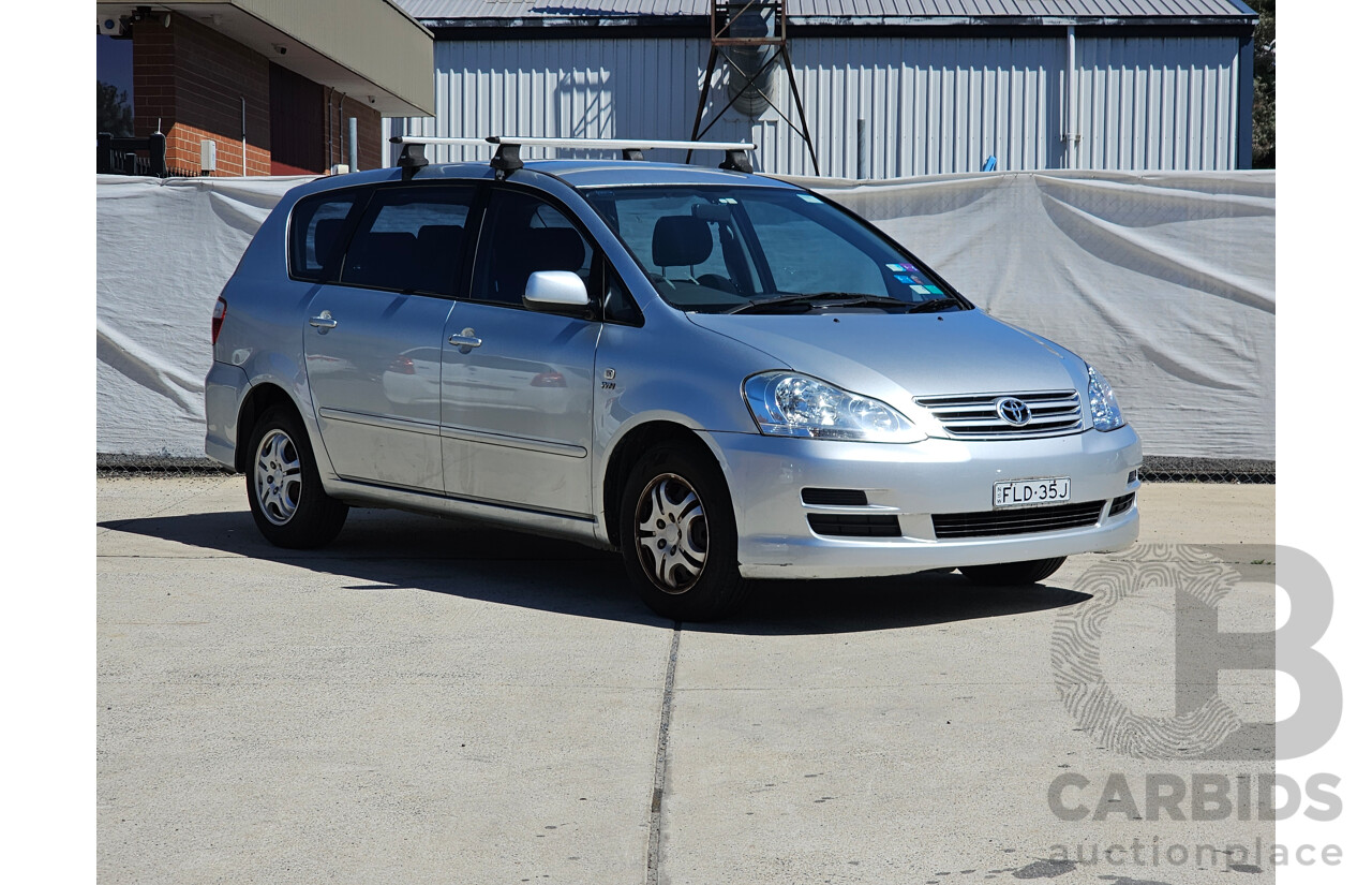 8/2007 Toyota Avensis Verso GLX ACM21R 4d Wagon Silver 2.4L