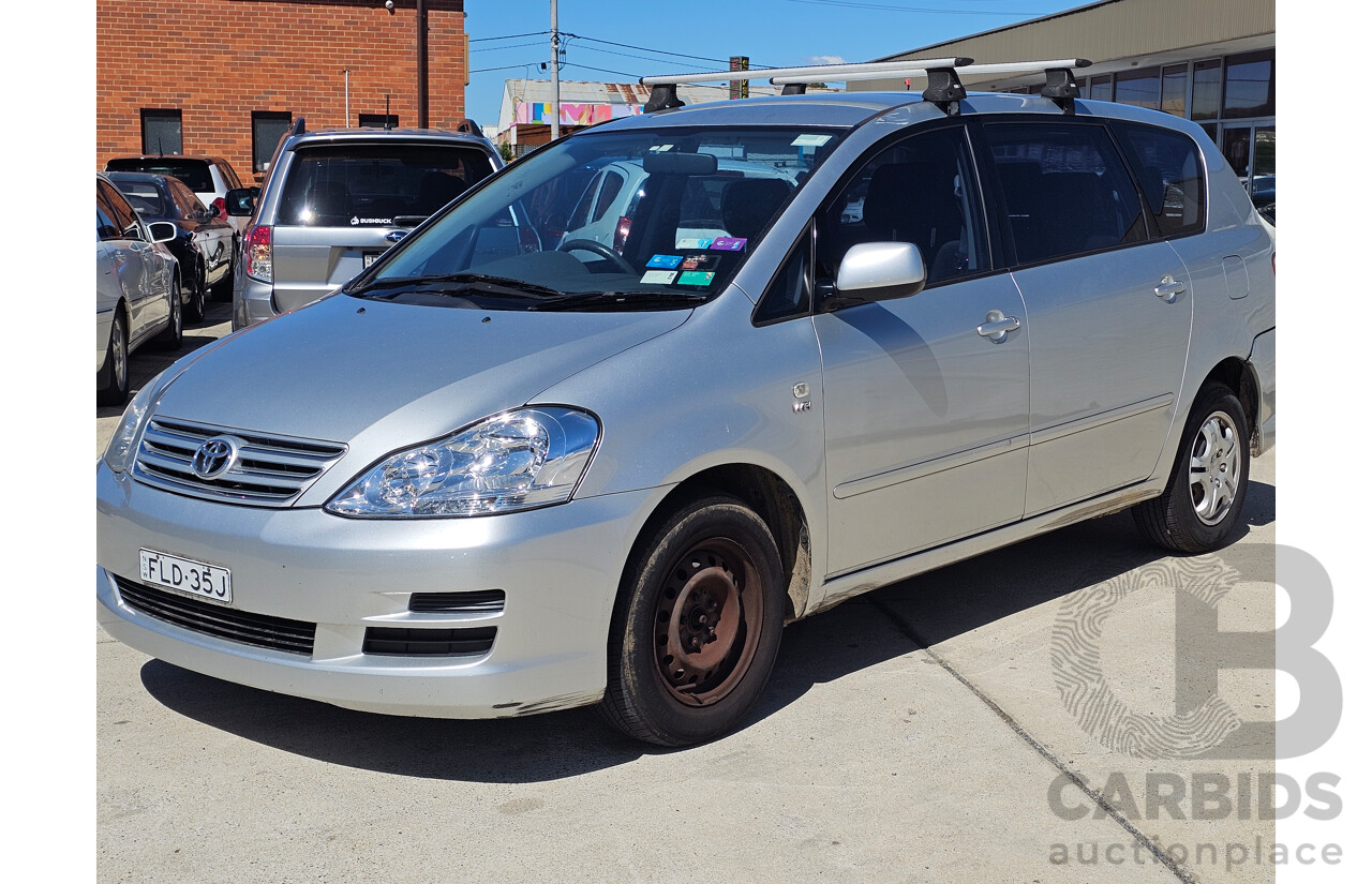 8/2007 Toyota Avensis Verso GLX ACM21R 4d Wagon Silver 2.4L