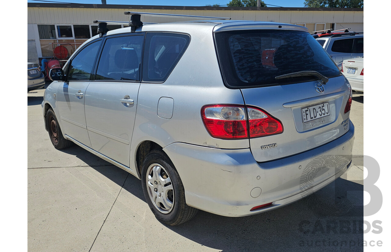 8/2007 Toyota Avensis Verso GLX ACM21R 4d Wagon Silver 2.4L