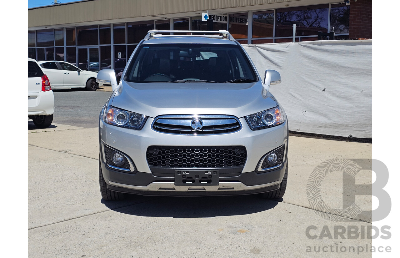 11/2015 Holden Captiva 7 LTZ (awd) CG MY15 4d Wagon Silver 2.2L