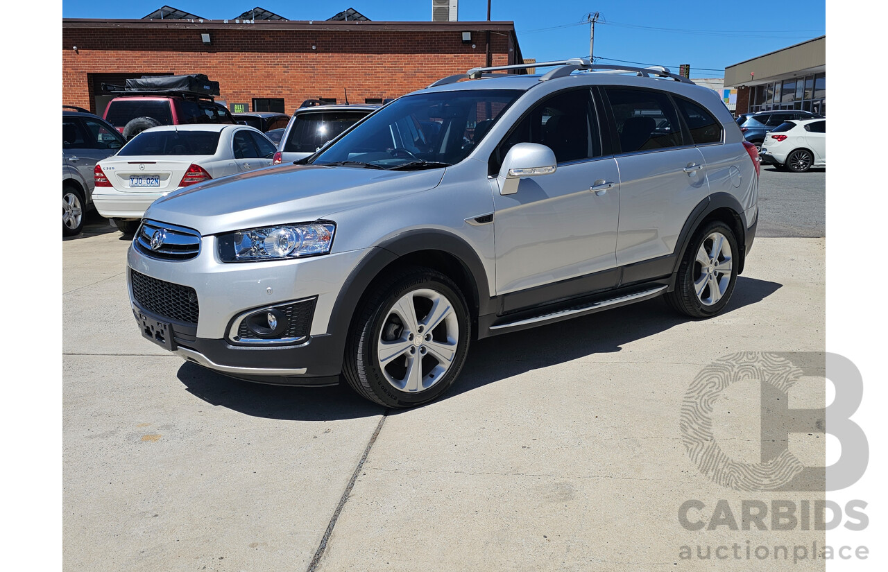 11/2015 Holden Captiva 7 LTZ (awd) CG MY15 4d Wagon Silver 2.2L