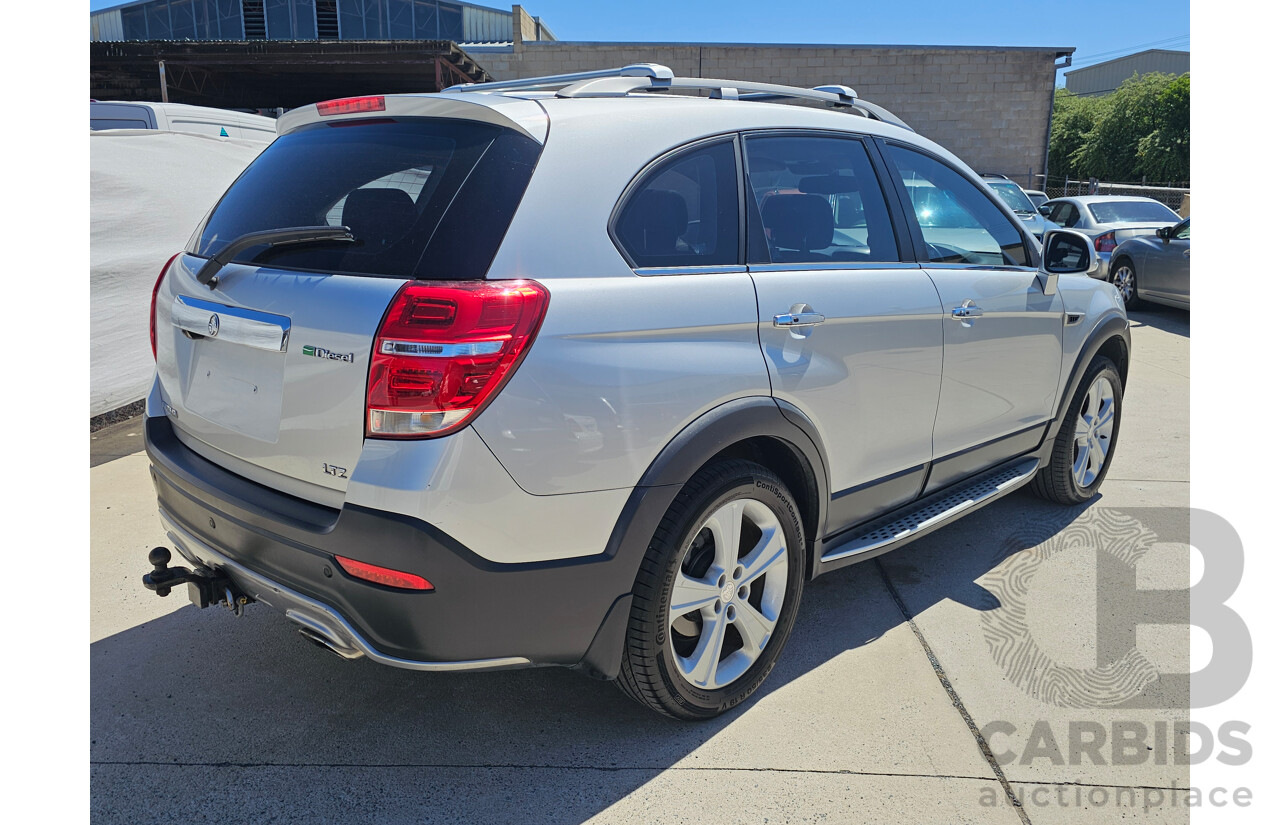 11/2015 Holden Captiva 7 LTZ (awd) CG MY15 4d Wagon Silver 2.2L