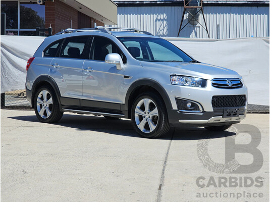 11/2015 Holden Captiva 7 LTZ (awd) CG MY15 4d Wagon Silver 2.2L