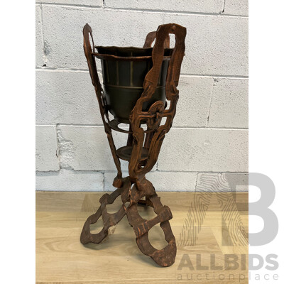 Vintage Iron Plant Stand