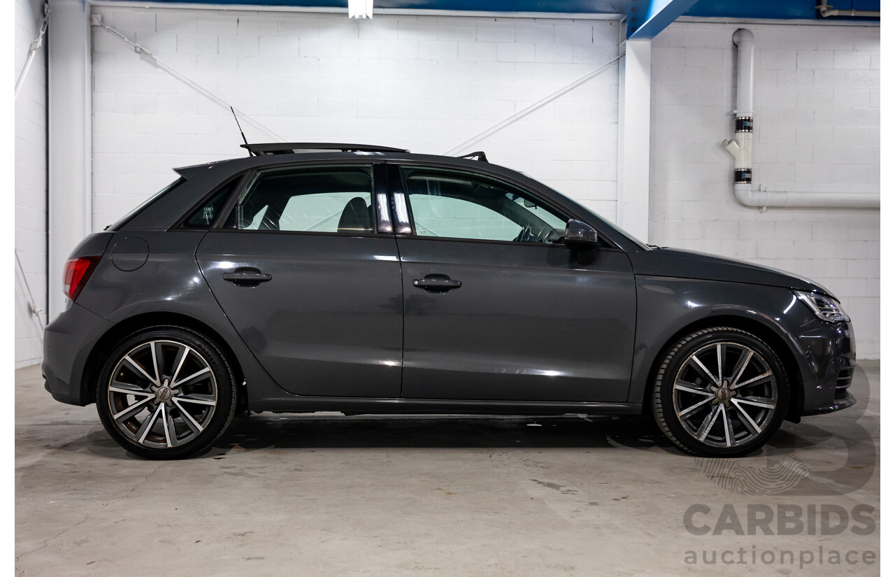 05/2016 Audi A1 Sportback 1.0 TFSI (FWD) 8X MY16 5d Hatchback Nano Grey Metallic Turbo 1.0L