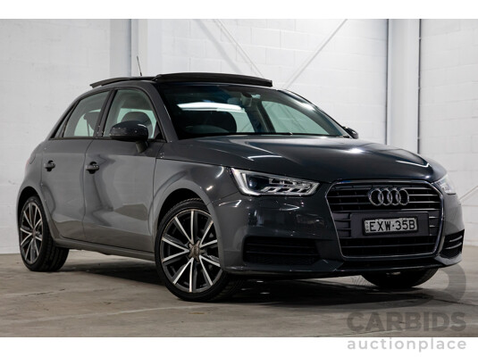 05/2016 Audi A1 Sportback 1.0 TFSI (FWD) 8X MY16 5d Hatchback Nano Grey Metallic Turbo 1.0L