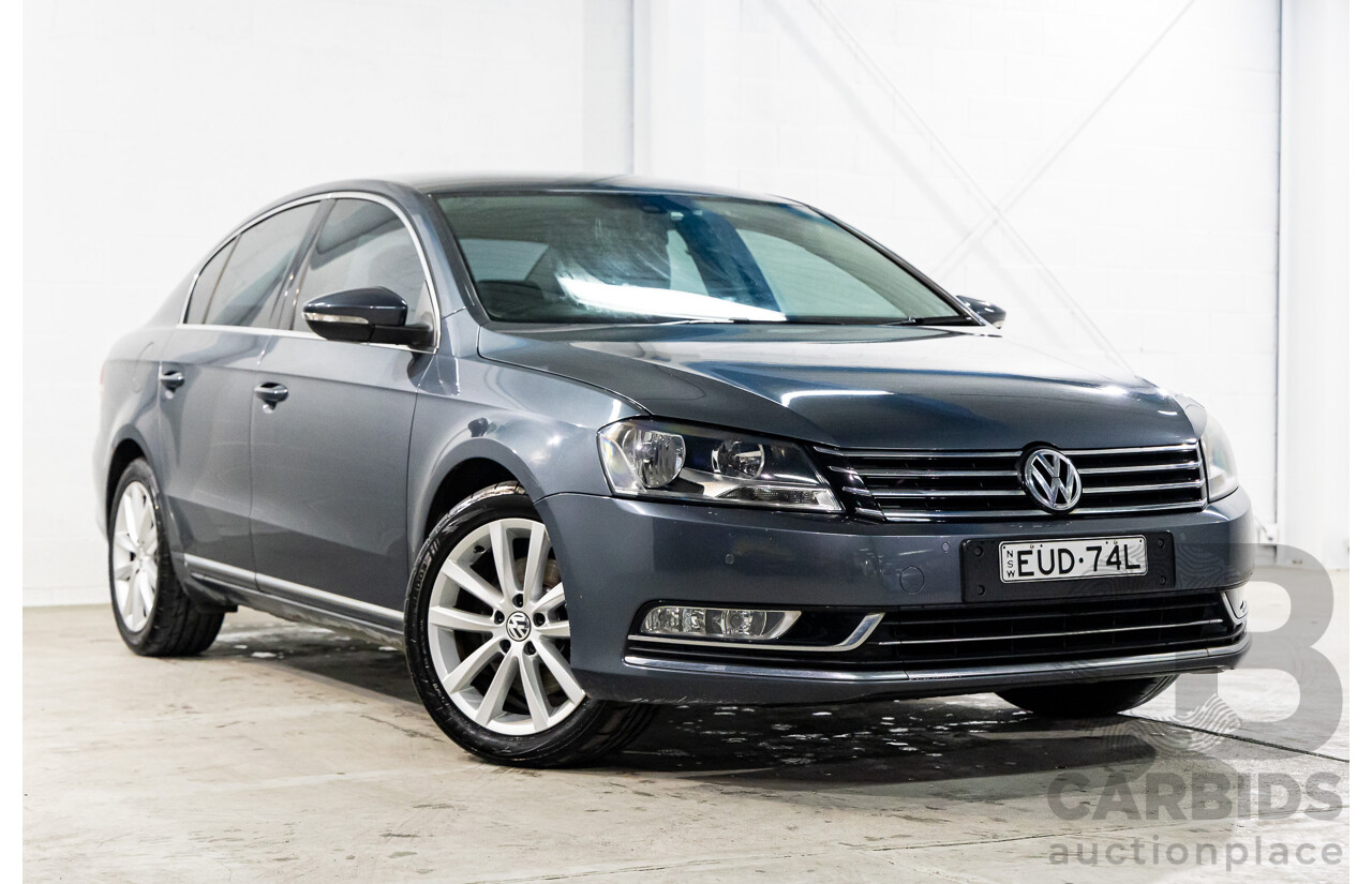 8/2013 Volkswagen Passat 130 TDI Highline 3C MY14 4d Sedan Icelandic Grey Pearl Turbo Diesel 2.0L