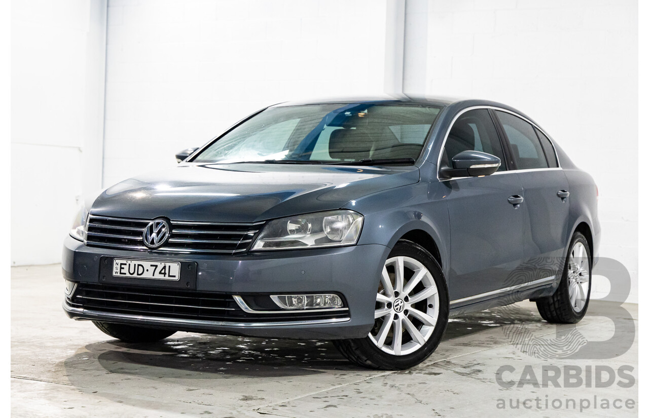 8/2013 Volkswagen Passat 130 TDI Highline 3C MY14 4d Sedan Icelandic Grey Pearl Turbo Diesel 2.0L