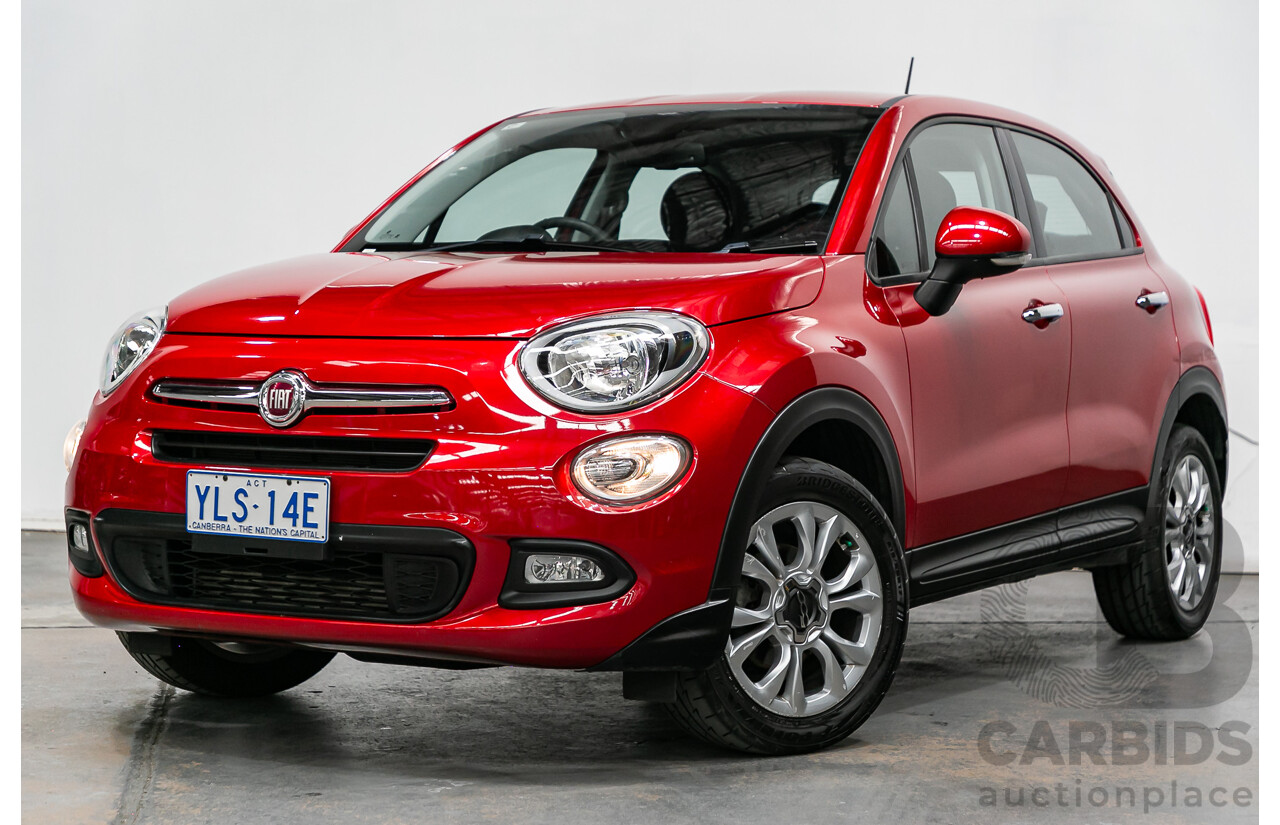 02/2016 Fiat 500X Pop Star MY16 4d Hatch Pearl Red Turbo 1.4L