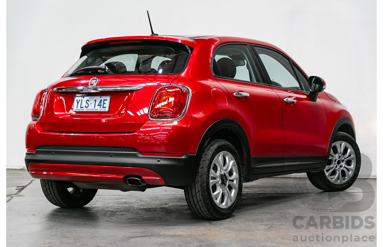 02/2016 Fiat 500X Pop Star MY16 4d Hatch Pearl Red Turbo 1.4L