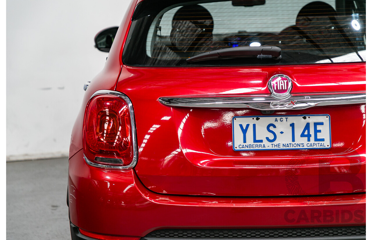 02/2016 Fiat 500X Pop Star MY16 4d Hatch Pearl Red Turbo 1.4L