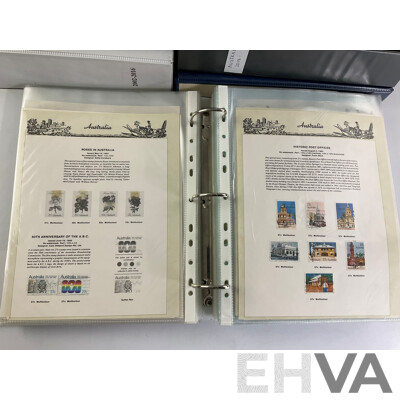 Seven Albums of Australian Stamps, Seven Seas, Examples Spanning 1966 to 2022