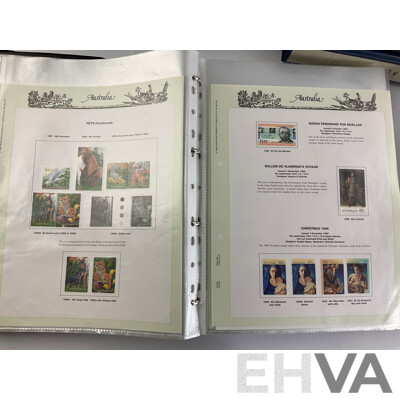 Seven Albums of Australian Stamps, Seven Seas, Examples Spanning 1966 to 2022