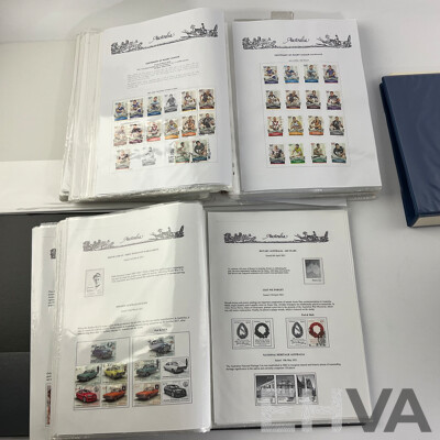 Seven Albums of Australian Stamps, Seven Seas, Examples Spanning 1966 to 2022