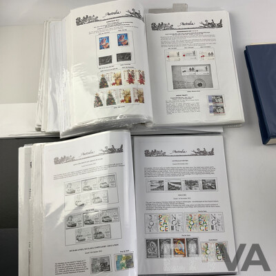 Seven Albums of Australian Stamps, Seven Seas, Examples Spanning 1966 to 2022