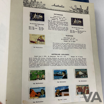 Seven Albums of Australian Stamps, Seven Seas, Examples Spanning 1966 to 2022
