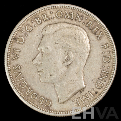 Australian 1937 KGVI Silver Crown .925