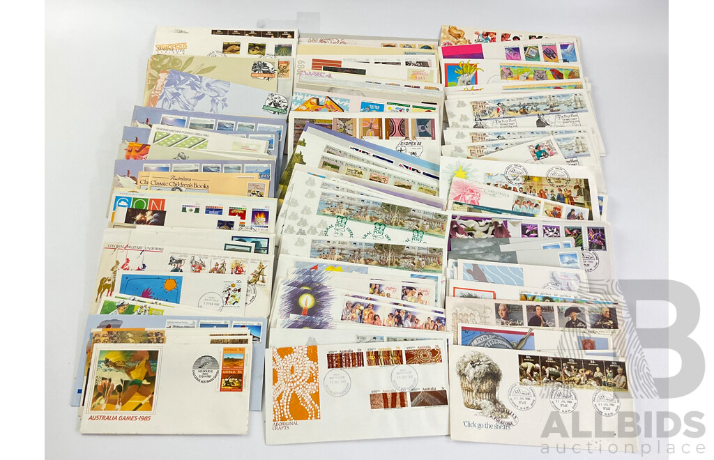 Australian First Day Covers, Examples Spanning January 1985 to November 1989