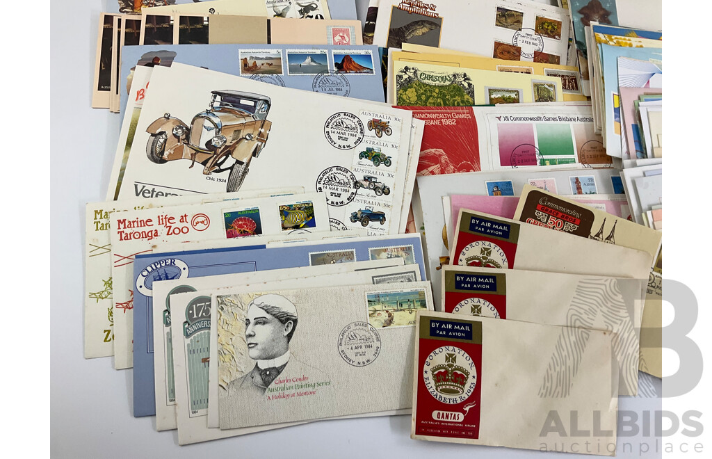 Australian 1970s' to 1990's First Day Covers Including Australian Antarctic Territory, America's Cup, Prime Ministers, Women in Federal Parliament and Many More