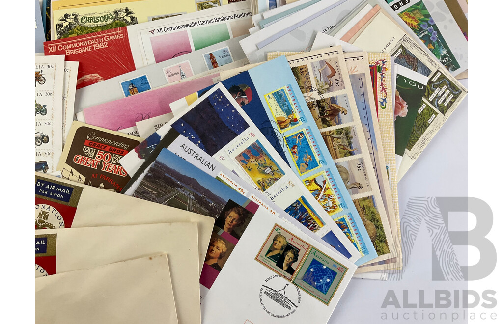 Australian 1970s' to 1990's First Day Covers Including Australian Antarctic Territory, America's Cup, Prime Ministers, Women in Federal Parliament and Many More