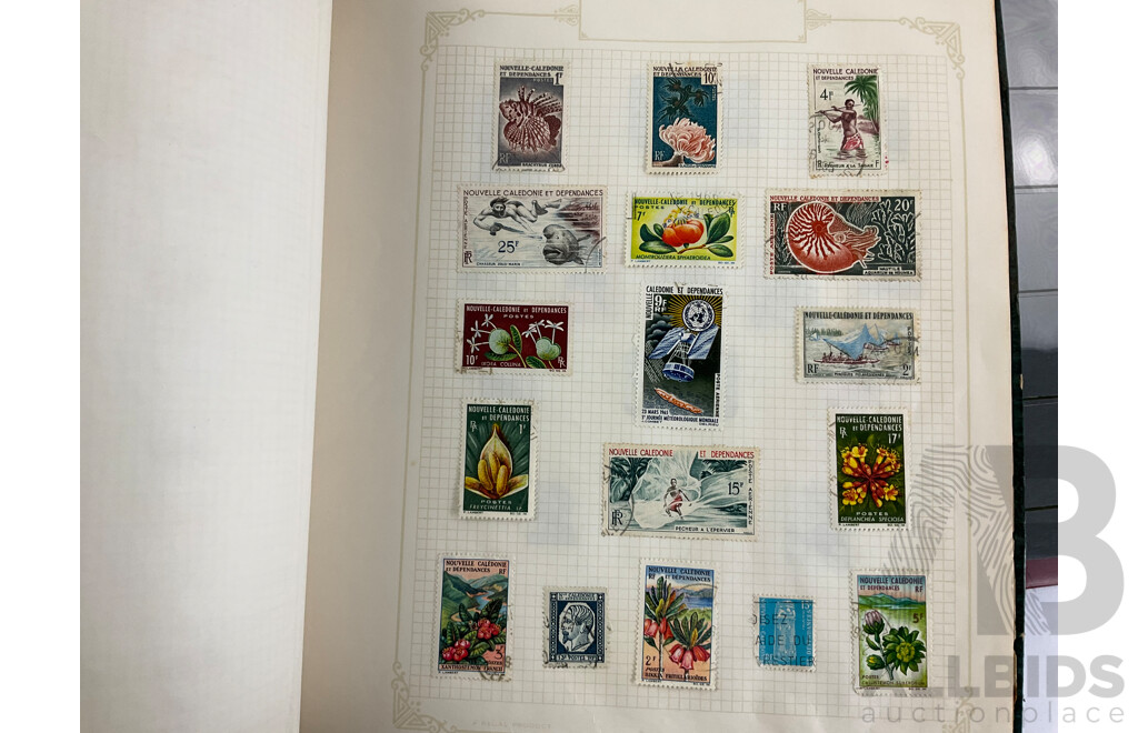 Albums of International Cancelled Stamps Including Australian Examples From 1976 to 2002, Italy USA, Indonesia, Empty Albums, Victory Stamp Album