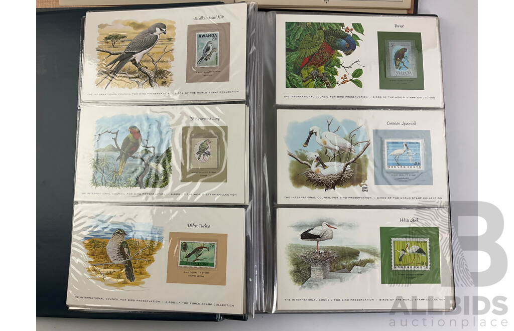 Stanley Gibbons History of the Olympics Mint Stamp Collection and Birds of the World Stamp Collection