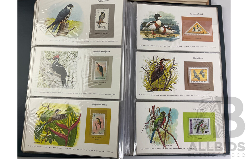 Stanley Gibbons History of the Olympics Mint Stamp Collection and Birds of the World Stamp Collection