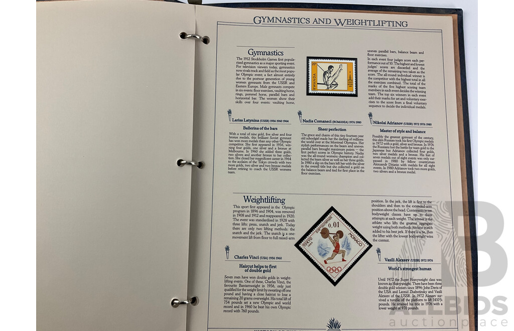 Stanley Gibbons History of the Olympics Mint Stamp Collection and Birds of the World Stamp Collection
