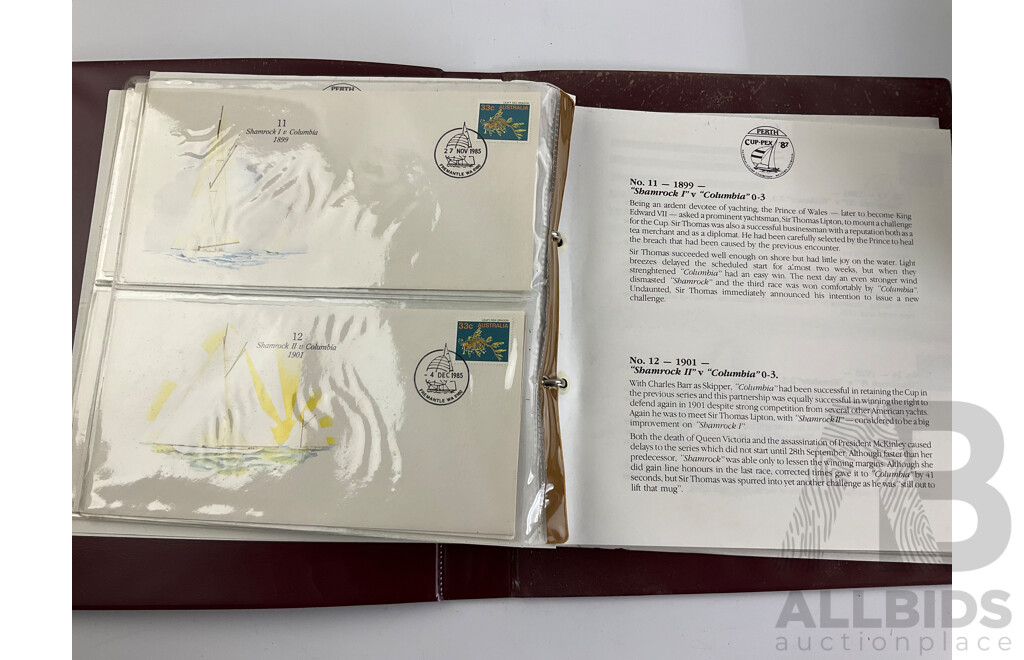 Australian  First Day Covers Including Formula One 1989/90 with Official Folder, Perth Cup-Pex 1987, Album Examples Spanning 1969 to 1974, Some New Zealand