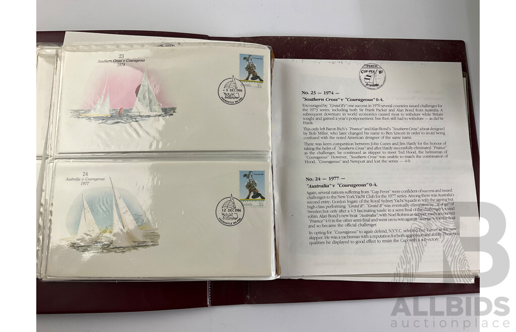 Australian  First Day Covers Including Formula One 1989/90 with Official Folder, Perth Cup-Pex 1987, Album Examples Spanning 1969 to 1974, Some New Zealand