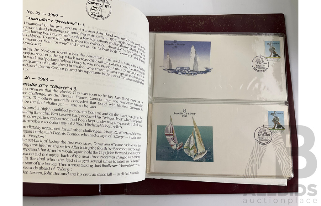 Australian  First Day Covers Including Formula One 1989/90 with Official Folder, Perth Cup-Pex 1987, Album Examples Spanning 1969 to 1974, Some New Zealand