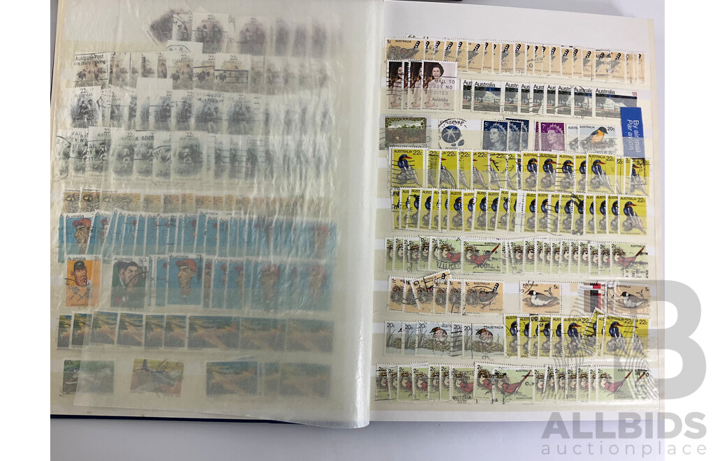 Three Albums of International Antique/Vintage Stamps Including India/Pakistan Over Prints, France, Sierra Leone, Netherlands, South Africa, Australian Predecimal and More